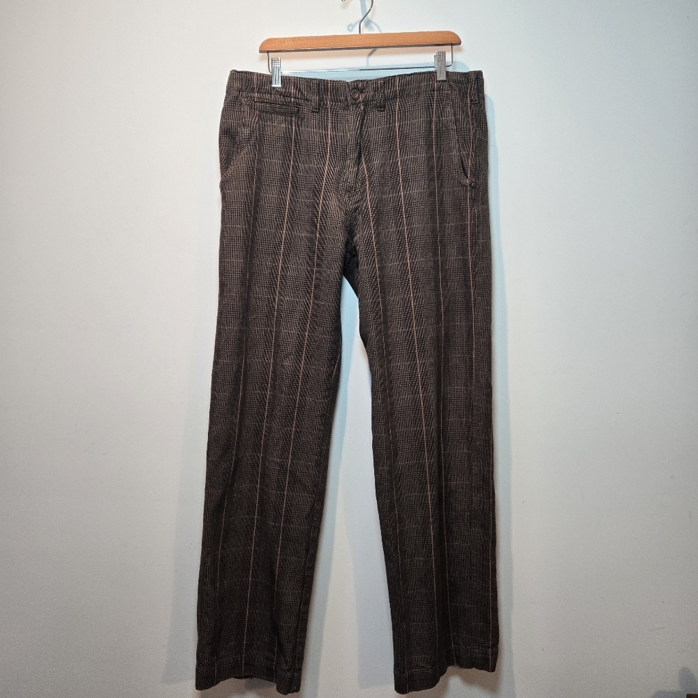 Plugg Pants Vintage 90s Plaid 34 Men's Cotton Trousers Eclectic Grandpa Punk